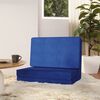 vidaXL Floor Chair Blue Fabric (100% polyester), metal Variable Foldable
