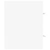 vidaXL Sink Cabinet With Basin White Engineered wood Compact