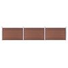 vidaXL Garden Fence WPC 207.1"x41.7" Brown