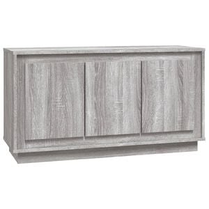 vidaXL Sideboard Grey Sonoma Engineered wood 40.2 in x 13.8 in x 21.7 in