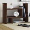 vidaXL Desk Organiser Brown Oak 15.2x6.7x15.4" Engineered wood
