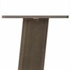 vidaXL Coffee Table Leg Natural Steel Powder-coated steel 16.5 in