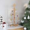 vidaXL Wooden Christmas Tree for Decoration 70.9" Solid Wood Pine