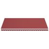 vidaXL Replacement Awning Fabric Burgundy red 100% Polyester with PU coating