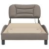 vidaXL Bed Frame Taupe