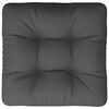 vidaXL Pallet Cushion Anthracite 100% Polyester 23.6x24.2x3.9 in