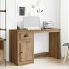 vidaXL Desk Artisan Oak 19.69 x 45.28 x 29.53 in Engineered Wood