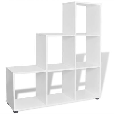 vidaXL Staircase Bookcase/Display Shelf 42.1" White