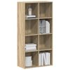 vidaXL Book Cabinet Sonoma Oak Engineered wood Medium Book Cabinet