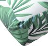 vidaXL Pallet Cushion Leaf Pattern Fabric (100% polyester)