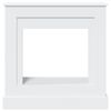 vidaXL Fireplace Surround White 35.4x11.8x35.4" Engineered Wood