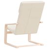 vidaXL Relaxing Chair Cream