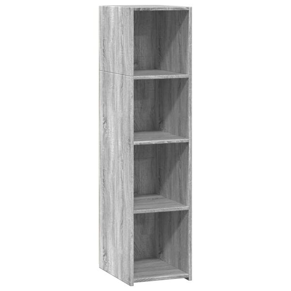 vidaXL Highboard Gray Sonoma Engineered Wood Standard Highboard