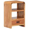 vidaXL Bedside Table Honey Solid Acacia Wood Medium