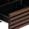 vidaXL TV Cabinet Brown Solid mango wood, steel Medium TV Cabinet