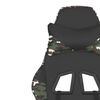 vidaXL Gaming Chair Black and Camouflage