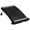 vidaXL Solar Pool Heating Panel Set of 3 Black HDPE, PC, aluminum Medium