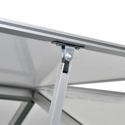 vidaXL Reinforced Aluminium Greenhouse with Base Frame 65.1 ft²