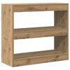 vidaXL Book Cabinet Artisan Oak Engineered wood Medium Book Cabinet
