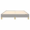 vidaXL Bed Frame Light grey