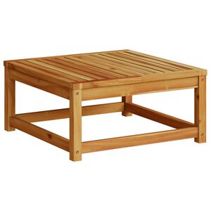 vidaXL Garden Table Brown Solid Acacia wood Small Durable