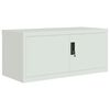 vidaXL File Cabinet Light Grey Powder-coated Steel Large