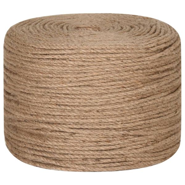 vidaXL Jute Rope 328.1 ' Long 0.16 " Thick