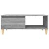 vidaXL Coffee Table Gray Sonoma Engineered wood 35.4x19.7x14.4 in