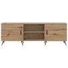 vidaXL TV Cabinet Artisan oak 59.06 x 11.81 x 19.69 in Engineered wood