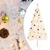 vidaXL Christmas Tree White PVC, steel Medium Christmas Tree