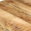 vidaXL Dining Table Natural wood color Rough Mango Wood Medium