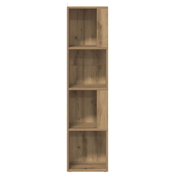 vidaXL Corner Cabinet Artisan Oak Engineered Wood Compact Corner Cabinet