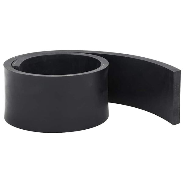 vidaXL Rubber Edge For Snow Plow Black Styrene-butadiene rubber