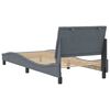 vidaXL Bed Frame Dark Grey