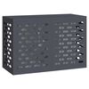 vidaXL Air Conditioner Cover Anthracite 35.43 x 15.75 x 23.62 in Steel