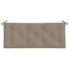vidaXL Garden Bench Cushion Taupe Oxford fabric (100% polyester)