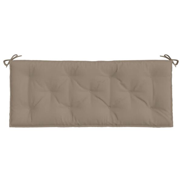 vidaXL Garden Bench Cushion Taupe Oxford fabric (100% polyester)