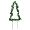 vidaXL Christmas Light Decoration Set of 3 Warm white, Black, Green
