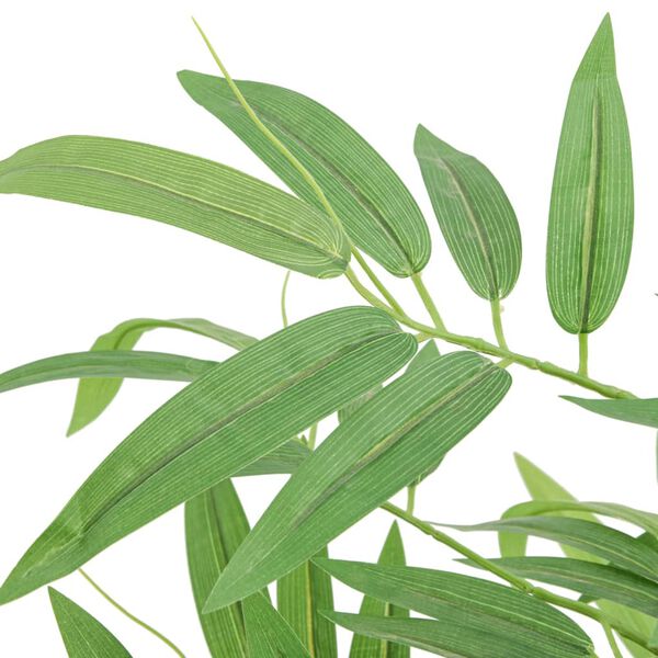 vidaXL Artificial Bamboo Tree Green Textile fiber, Bamboo, Plastic 47.2 in