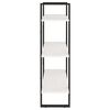 vidaXL Book Cabinet White Solid pine wood 31.5 x 11.8 x 41.3 in