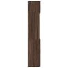 vidaXL Storage Cabinet Brown Oak Engineered Wood Tall Storage Cabinet
