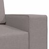 vidaXL Sofa Bed Taupe 96.46 x 30.71 x 30.31 in Velvet