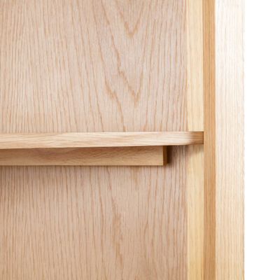 vidaXL Corner Cabinet 23.2"x14.1"x70.8" Solid Oak Wood