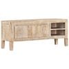 vidaXL TV Stand 43.3"x13.8"x18.1" Solid Wood Mango