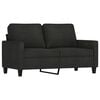 vidaXL Sofa Set Black 100% polyester, metal, textilene, plywood 3-Piece