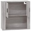 vidaXL Wall Cabinet Grey Sonoma Engineered wood