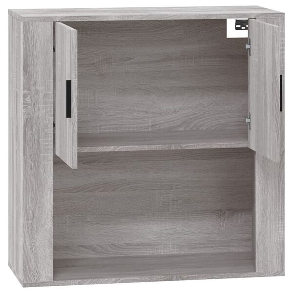 vidaXL Wall Cabinet Grey Sonoma Engineered wood
