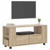 vidaXL TV Cabinet Sonoma Oak Engineered Wood Fits TVs up to 40 inches