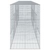 vidaXL Gabion Basket Silver Galvanized Iron Extra Large