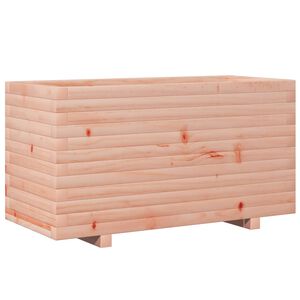 vidaXL Garden Planter Douglas Wood Natural Solid Douglas Wood Large